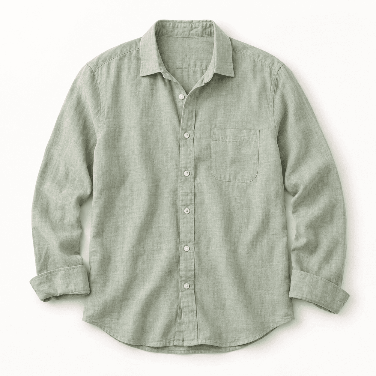 Chemise ample en lin mélangé — 1